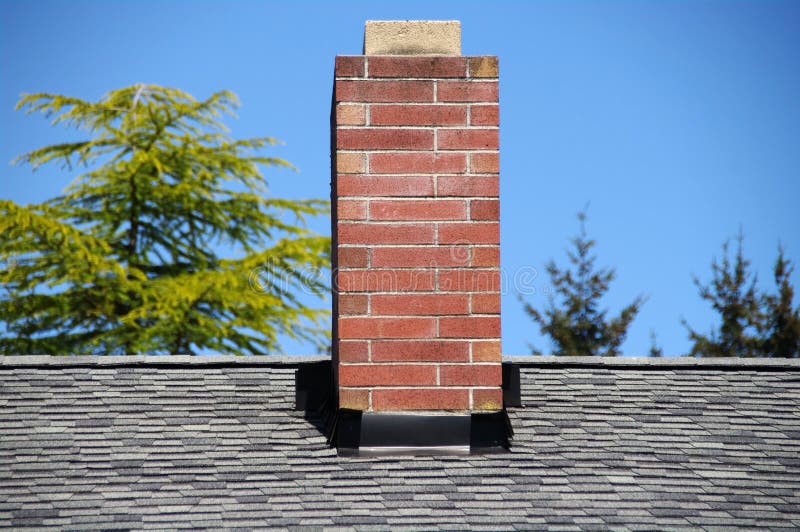 Brick Chimney royalty free stock image Brick Chimney royalty free stock image