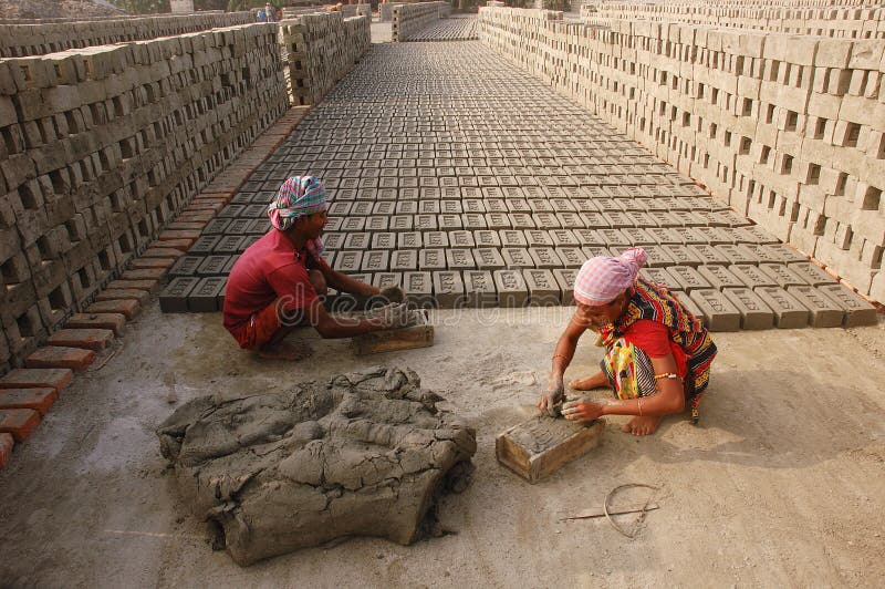 Brick Field in West BengalIndia Editorial Stock Photo Image of brick