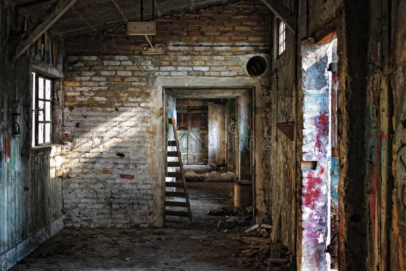 Brick House in Berlin, Germany. Stock Image Image of ruin, historical