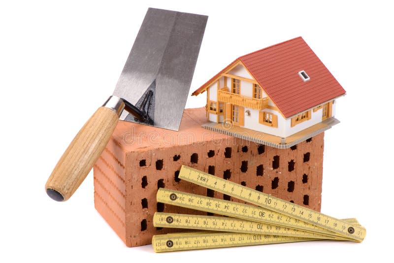 Tools for house building stock image. Image of studio 34873445