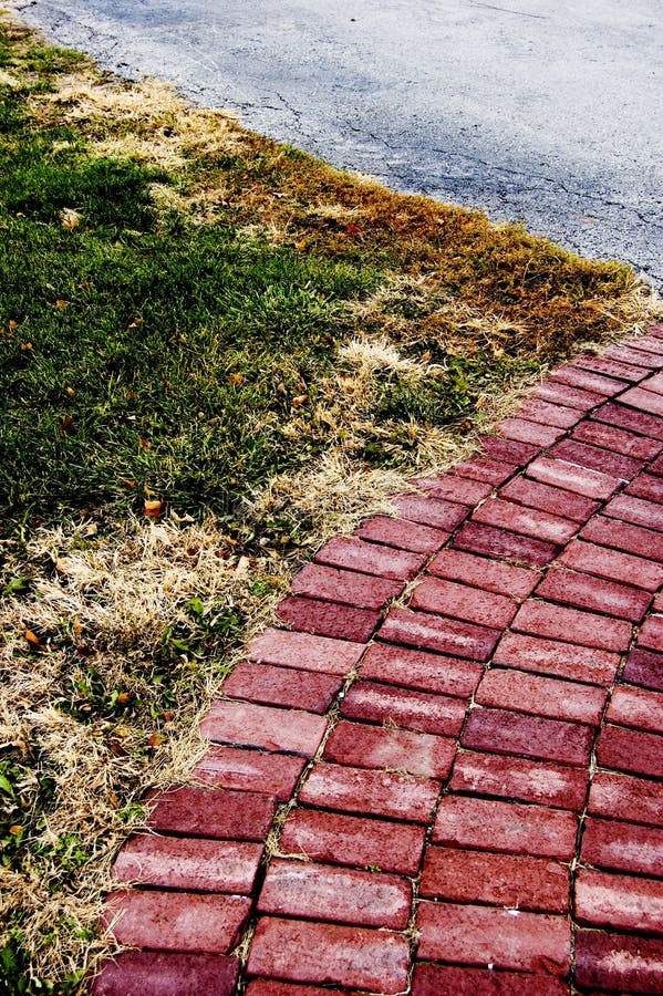 Brick path