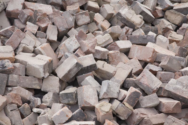 Brick Rubble stock image. Image of supplies, used, building 3241577