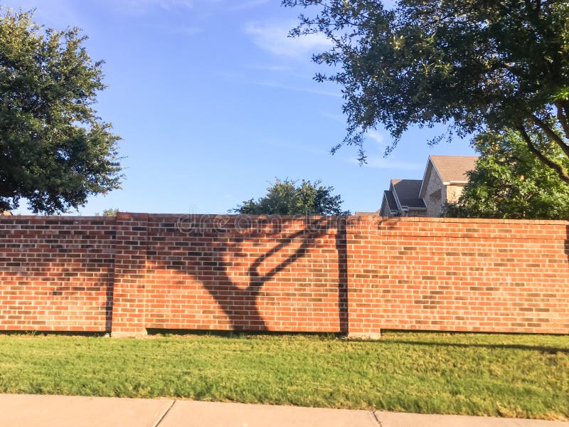 Brick screen walls residential houses in Dallas-Fort Worth area, royalty free stock photos Brick screen walls residential houses in Dallas-Fort Worth area, royalty free stock photos