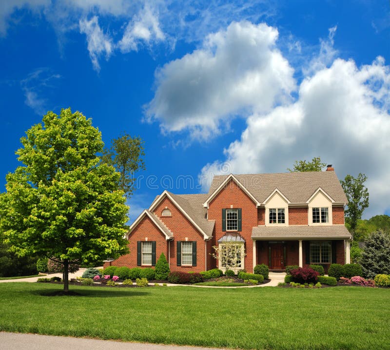 Brick Suburban 2-Story Home