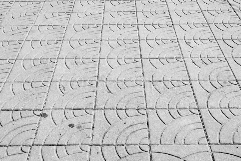 Brick walk path in public park stock photography