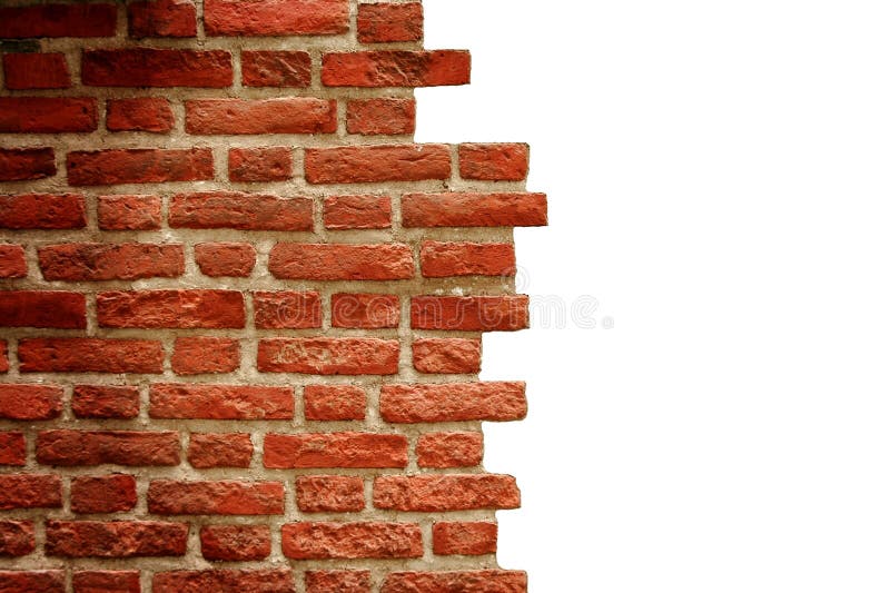 Old brick wall with white copy space