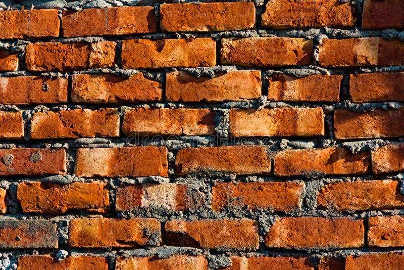 Brick Wall Construction Texture View Mason Work Stock Photo Image of