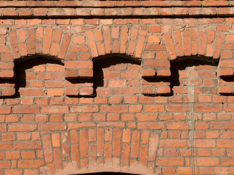 Brick wall decoration