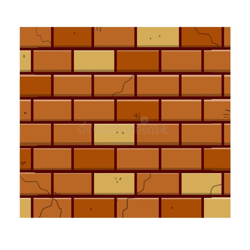 Brick Wall. Old Red Stone Fence. Element of the Facade of the House and  Building Stock Vector - Illustration of stone, brick: 198850567
