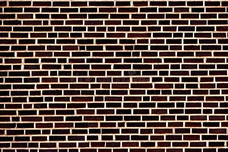 Brick Wall. Old Vintage Brick Wall Pattern Stock Illustration