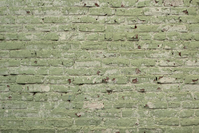 Brick wall painted green abstract background. Painted curve stock images, royalty-free photos and pictures