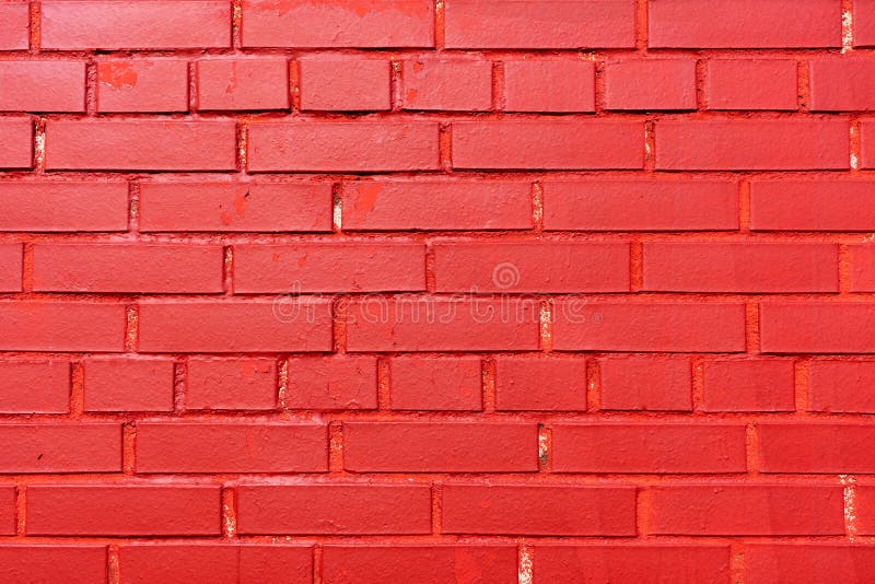 Brick wall painted red. Texture. Background. stock photography Brick wall painted red. Texture. Background. stock photography