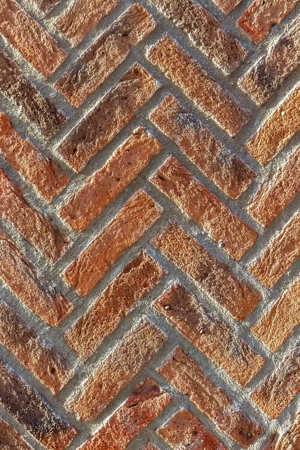 Diagonal Herringbone Brick Pattern Stock Photo Image of background