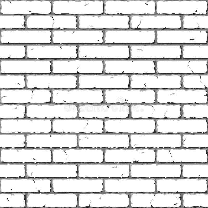 Vector illustration of a seamless brick wall. Vector illustration of a seamless brick wall