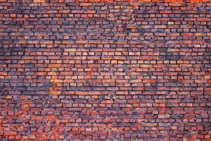 Brick Wall Street Background for Design, Texture of Old Brickwork Stock
