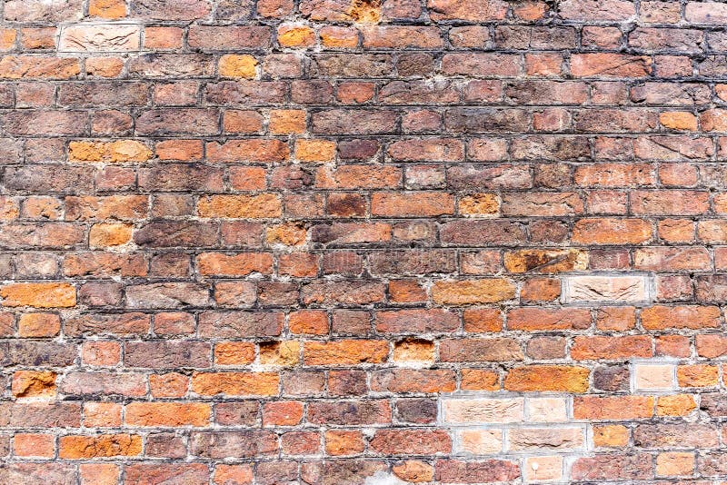 Red brick wall texture, detailed