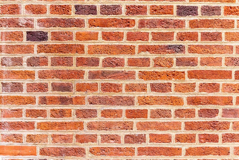 Red brick wall texture, detailed