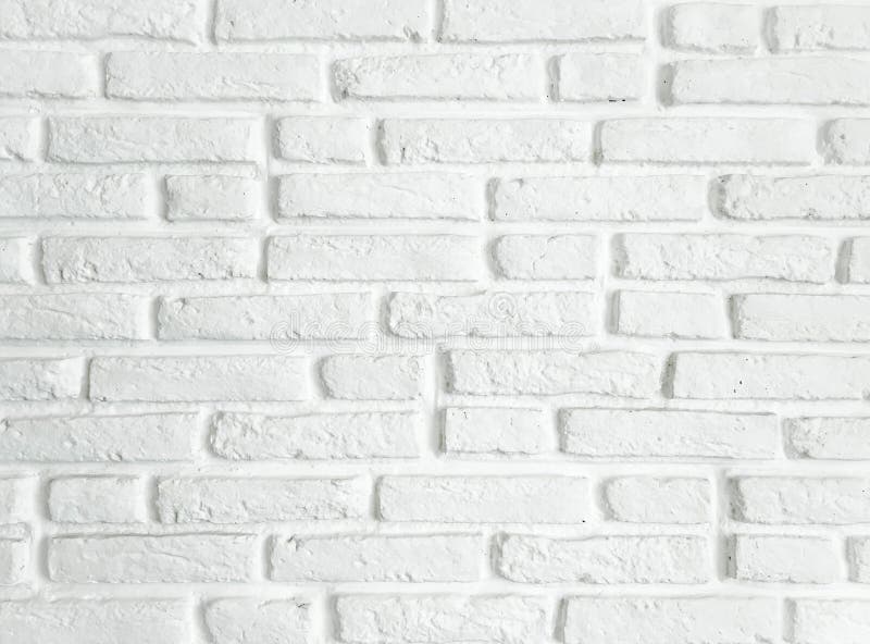 White Brick Wall Abstract Decoration Wall Texture And
