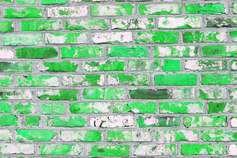 Green bricks stock photo. Image of bricks, lines, green 66642788