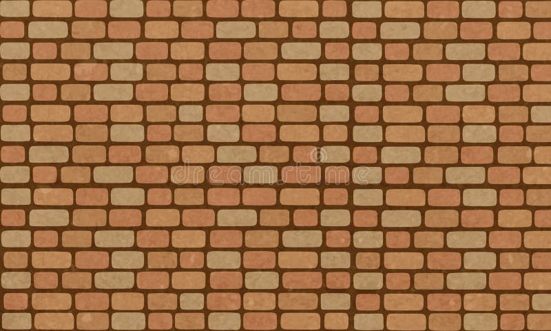 Brick wall  Vintage orange bricks wall texture background for graphic design  Vector