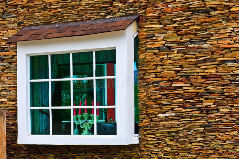 Brick wall with window stock photo. Image of office, exterior 25617280