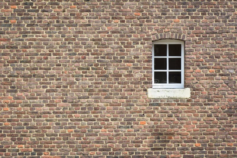 Brick wall with window