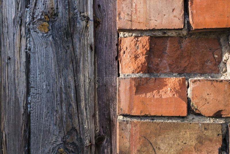 Half Wood Half Stone Texture of a Traditional Architecture Stock Image