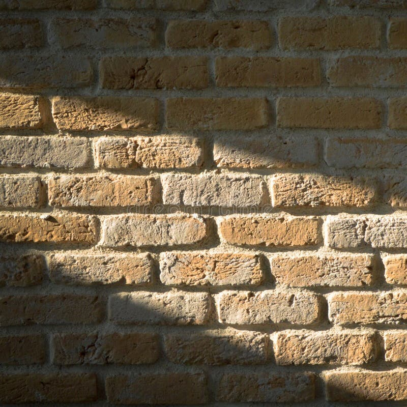 Brick Walls and Daylight, Old Brick Walls Texture and Daylight Stock
