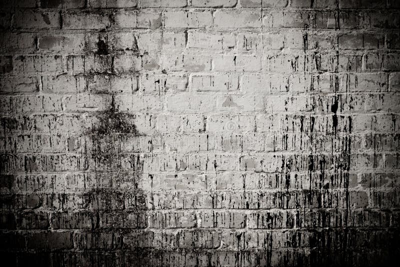 Brick White Dirty Wall Background Stock Photo Image of bricks