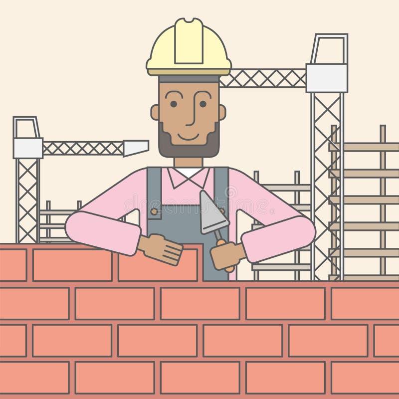 Download Smiling Bricklayer Stock Illustrations - 114 Smiling ...