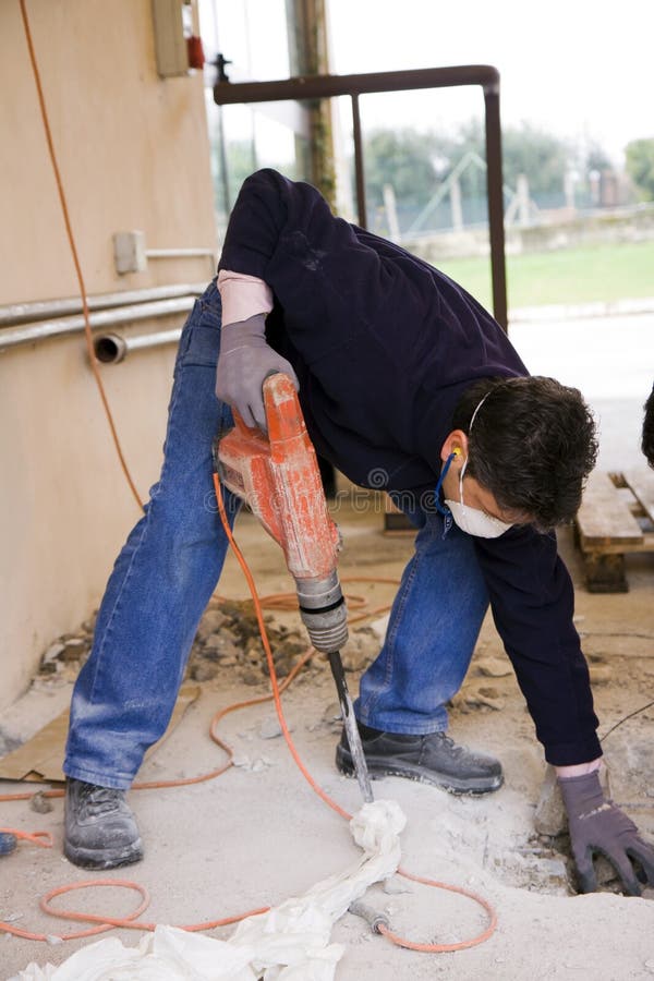 Bricklayer stock images