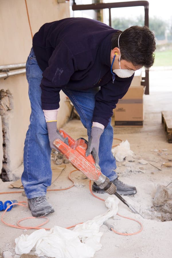 Bricklayer stock photography