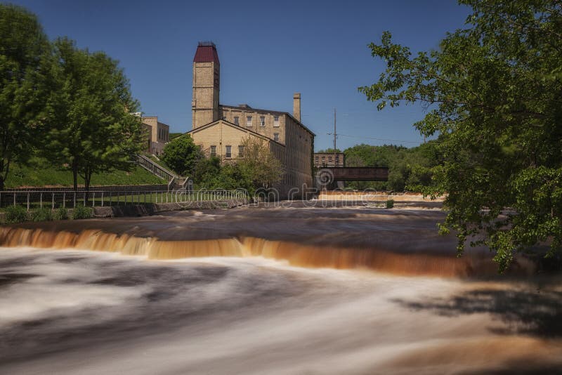 Brickner Woolen Mill stock photo. Image of smooth, sheboygen 44221628