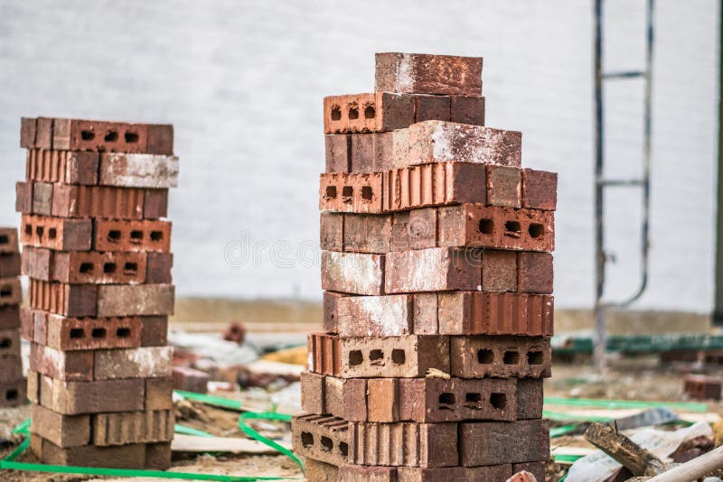 Stacked Brick Building Blocks Stock Image Image Of Stacked Blocks 