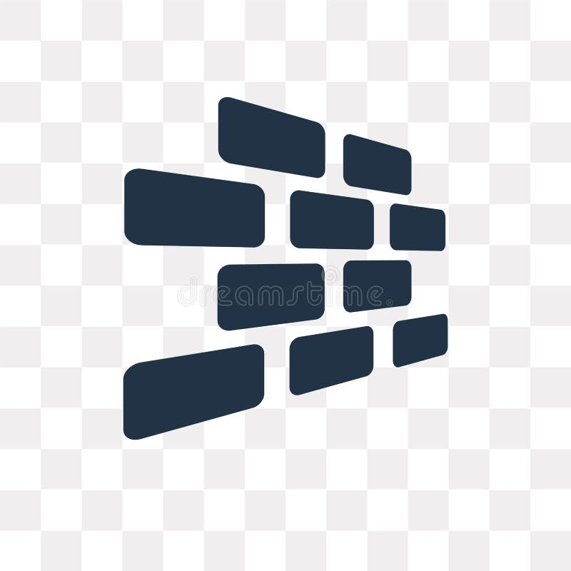 Brickwall-Vektorikone lokalisiert auf transparentem Hintergrund, Brickw lizenzfreie abbildung Brickwall-Vektorikone lokalisiert auf transparentem Hintergrund, Brickw lizenzfreie abbildung