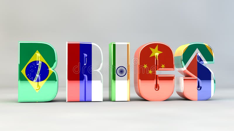 BRICS el Brasil Rusia la India China Suráfrica stock de ilustración BRICS el Brasil Rusia la India China Suráfrica stock de ilustración