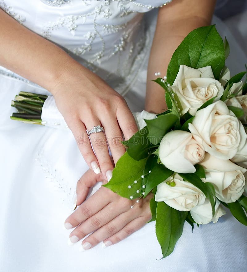 Bridal bouquet stock image