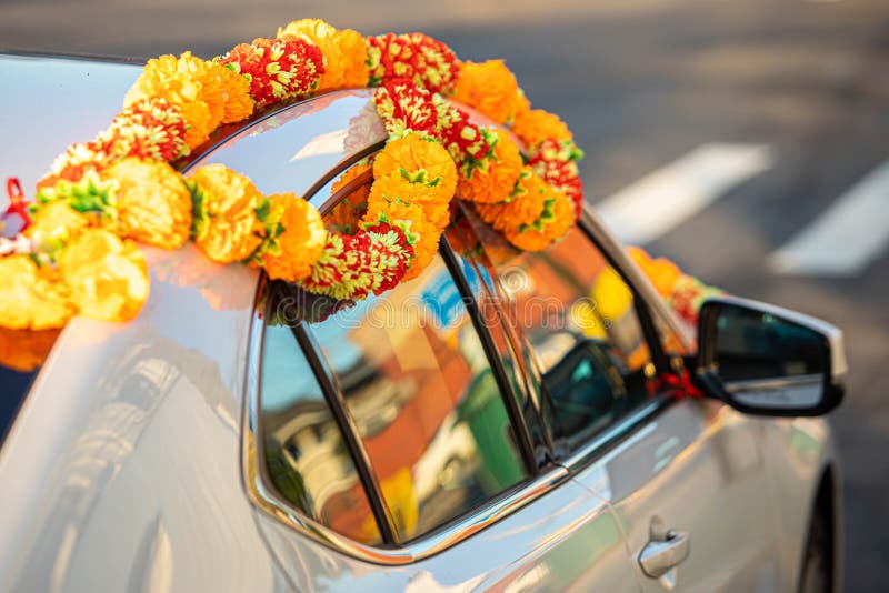 Indian Wedding Car Decoration Stock Photos - Free & Royalty-Free
