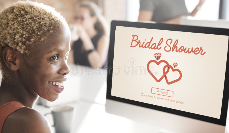 Bridal Shower Bachelorette Party Celebration Marriage Concept royalty free stock photos Bridal Shower Bachelorette Party Celebration Marriage Concept royalty free stock photos