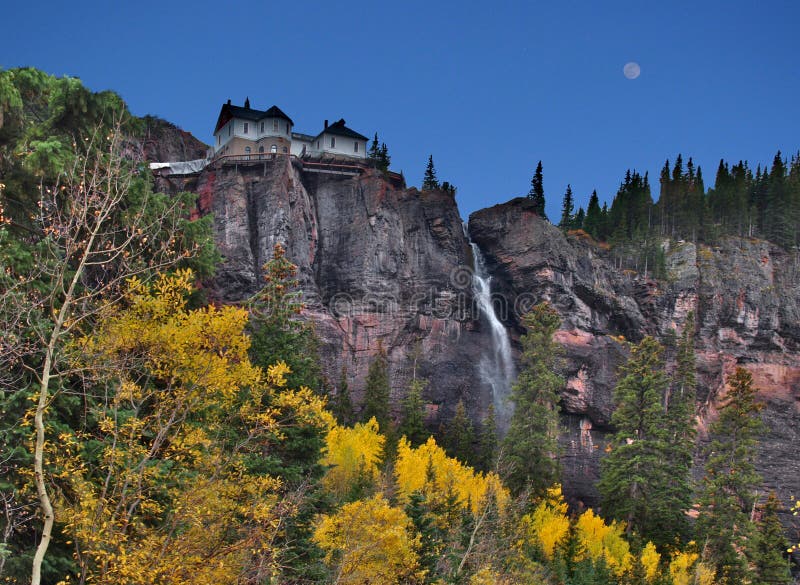 Bridal Veil Falls In Telluride Colorado Stock Image Image Of Hiking Trail