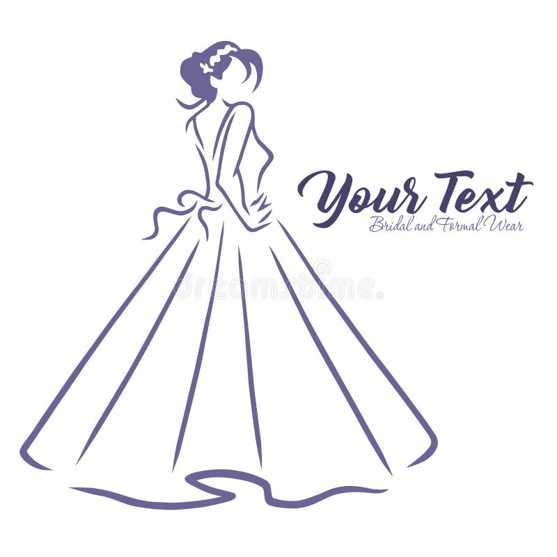 Wedding Gown Vector Logo: Over 2,155 Royalty-Free Licensable Stock  Illustrations & Drawings | Shutterstock