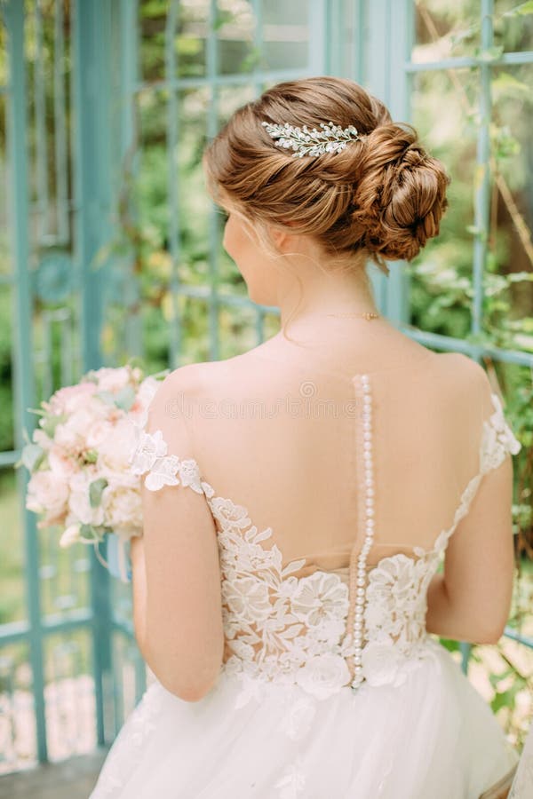 Bride Backs Waiting Outside Fashion Dress Hairstyle Stock Image - Image of people, concept: 161944725 Bride Backs Waiting Outside Fashion Dress Hairstyle Stock Image - Image of people, concept: 161944725