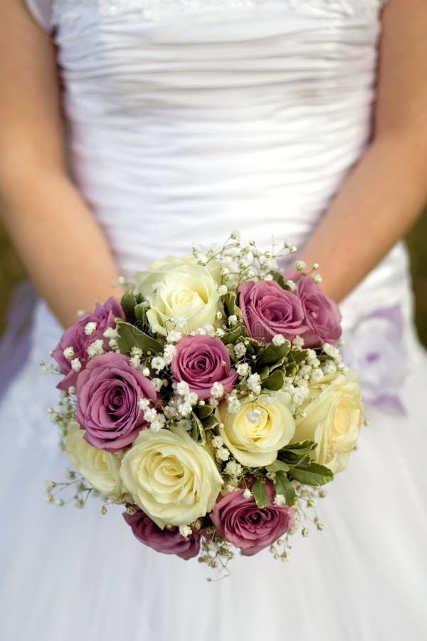 Bride with Flowers stock photo. Image of bride, bouquet 6941658
