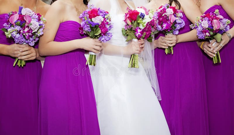 Bride and Bridemaids