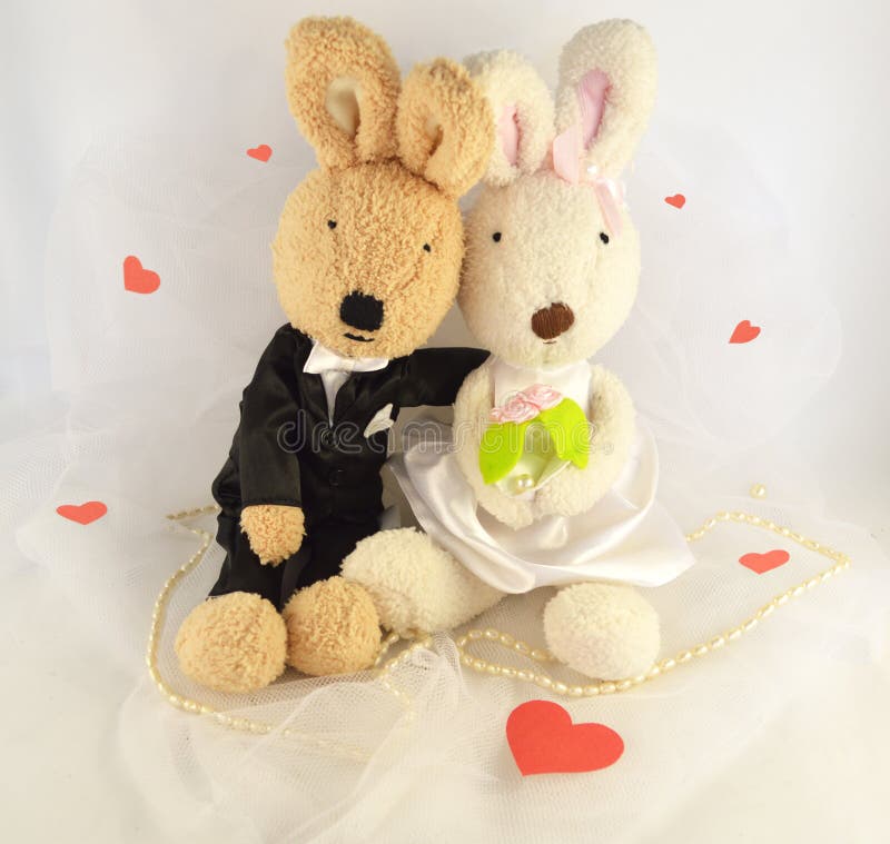 Bride and groom stock photo