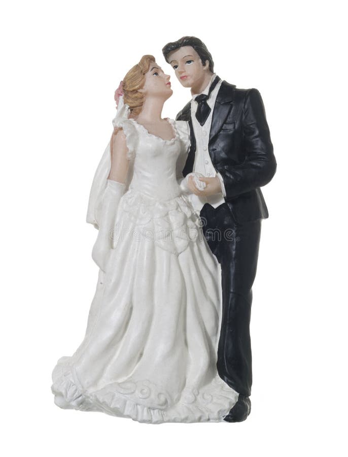 Bride and groom figurines