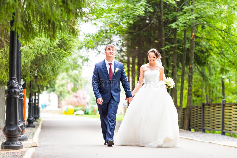 Bride and groom stock photos
