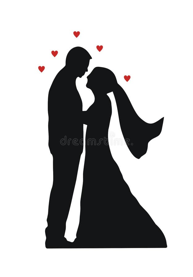 Bride and Groom Logo stock vector. Illustration of marry - 30536327