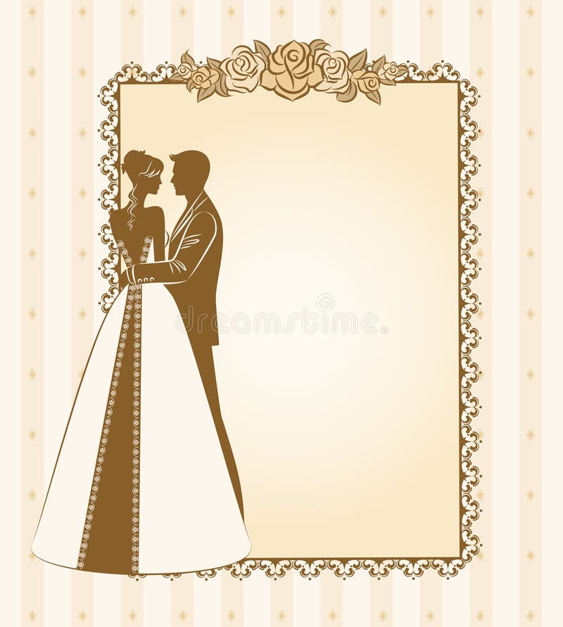 bride and groom s silhouette