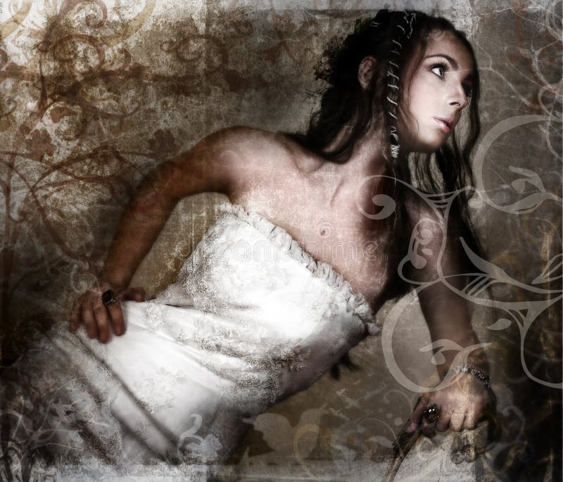 bride grunge ελεύθερη απεικόνιση δικαιώματος bride grunge ελεύθερη απεικόνιση δικαιώματος